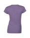 Rear and Blank view of the Gildan Ladies' Softstyle® Fitted T-Shirt