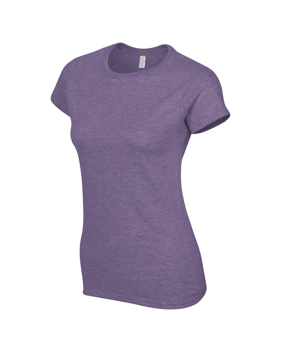 Right and Blank view of the Gildan Ladies' Softstyle® Fitted T-Shirt