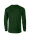 Rear and Blank view of the Gildan Adult 50/50 Long-Sleeve T-Shirt