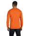 Rear view of the Gildan Adult 50/50 Long-Sleeve T-Shirt