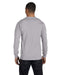 Rear view of the Gildan Adult 50/50 Long-Sleeve T-Shirt