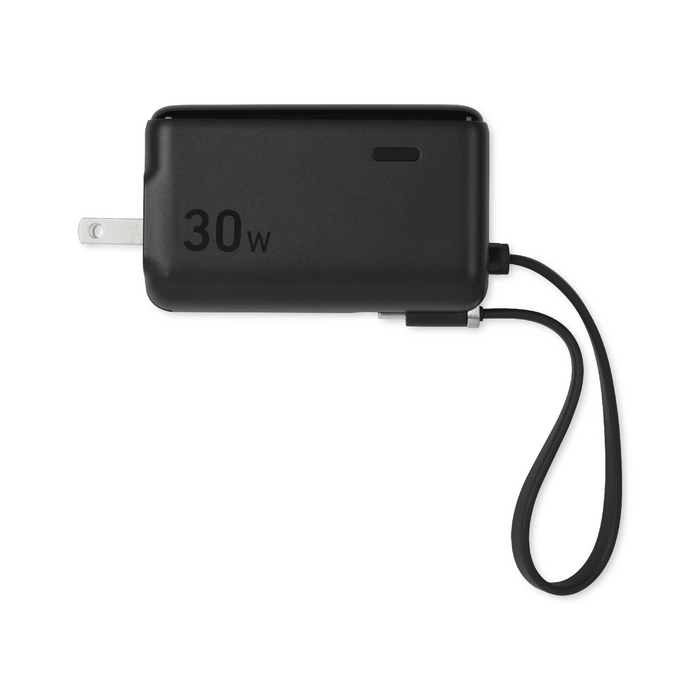 Anker 3-in-1 Power Bank (30W, Fusion, Built-In USB-C Cable)