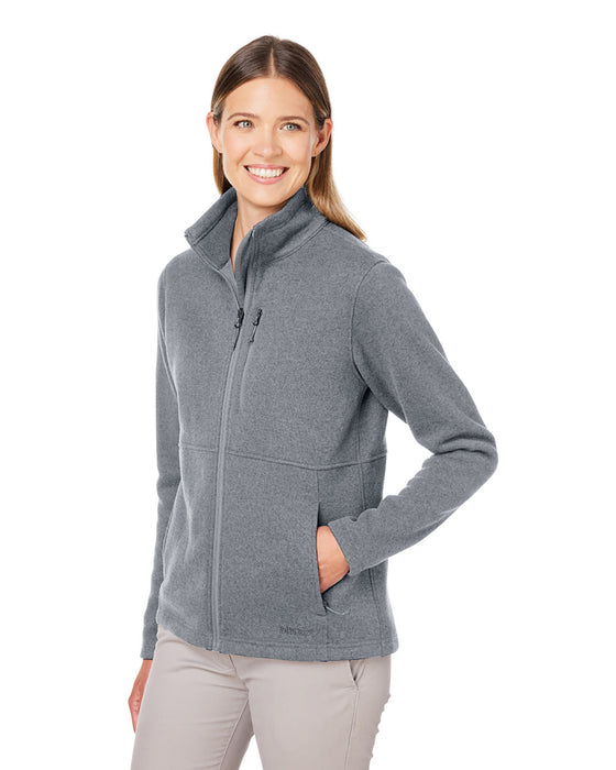 Right view of the Marmot Ladies' Dropline Sweater Fleece Jacket