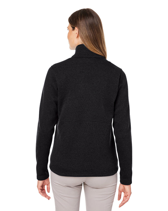 Rear view of the Marmot Ladies' Dropline Sweater Fleece Jacket