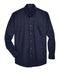 Front and Blank view of the Men's Easy Blend™ Long-Sleeve Twill Shirt with Stain-Release