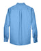 Rear and Blank view of the Men's Easy Blend™ Long-Sleeve Twill Shirt with Stain-Release