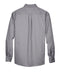 Rear and Blank view of the Men's Easy Blend™ Long-Sleeve Twill Shirt with Stain-Release