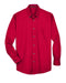 Front and Blank view of the Men's Easy Blend™ Long-Sleeve Twill Shirt with Stain-Release