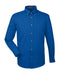 Front and Blank view of the Men's Easy Blend™ Long-Sleeve Twill Shirt with Stain-Release