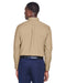 Rear view of the Men's Easy Blend™ Long-Sleeve Twill Shirt with Stain-Release