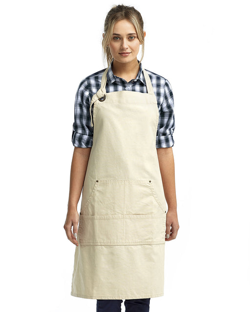 Front and Primary view of the Artisan Collection by Reprime Heavy Cotton Canvas Pocket Apron