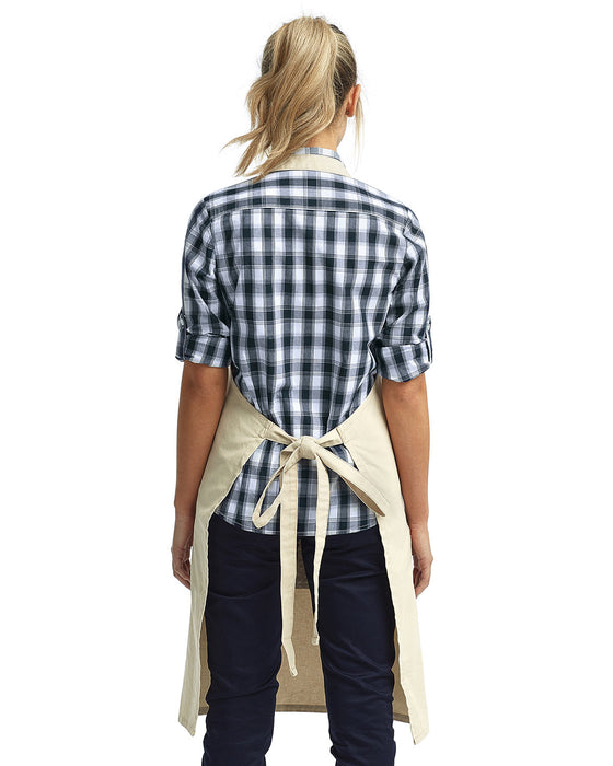 Rear view of the Artisan Collection by Reprime Heavy Cotton Canvas Pocket Apron