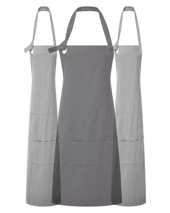 Front and Blank view of the Artisan Collection by Reprime Heavy Cotton Canvas Pocket Apron