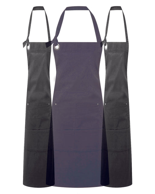 Front and Blank view of the Artisan Collection by Reprime Heavy Cotton Canvas Pocket Apron