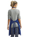 Rear view of the Artisan Collection by Reprime Sustainable Bib Apron