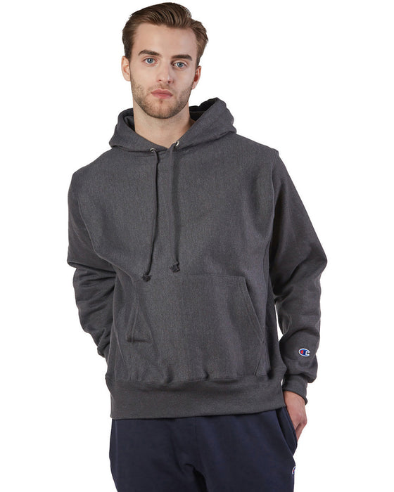 Front and Primary view of the Champion Reverse Weave® Pullover Hooded Sweatshirt