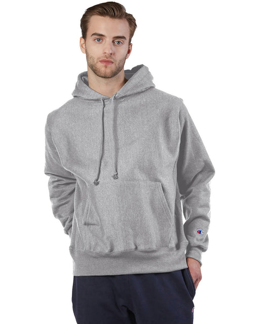 Front and Primary view of the Champion Reverse Weave® Pullover Hooded Sweatshirt