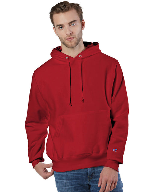 Front and Primary view of the Champion Reverse Weave® Pullover Hooded Sweatshirt