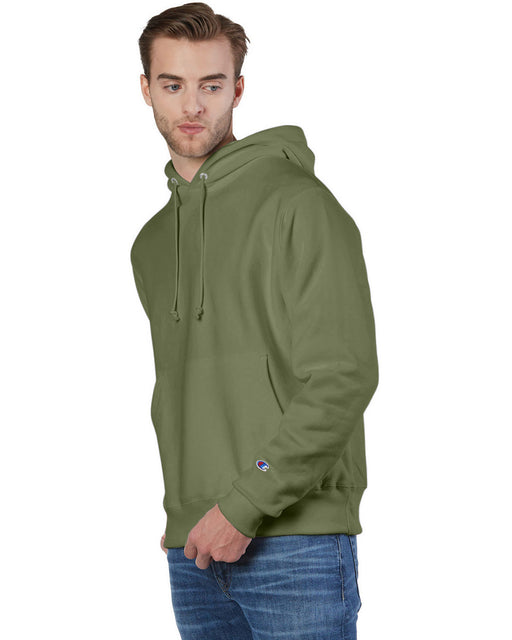 Right view of the Champion Reverse Weave® Pullover Hooded Sweatshirt