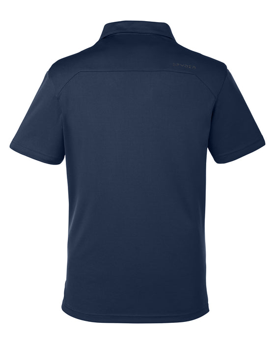 Rear and Blank view of the Spyder Men's Freestyle Polo