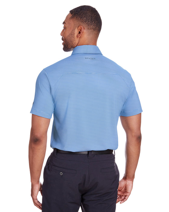 Rear view of the Spyder Men's Boundary Polo