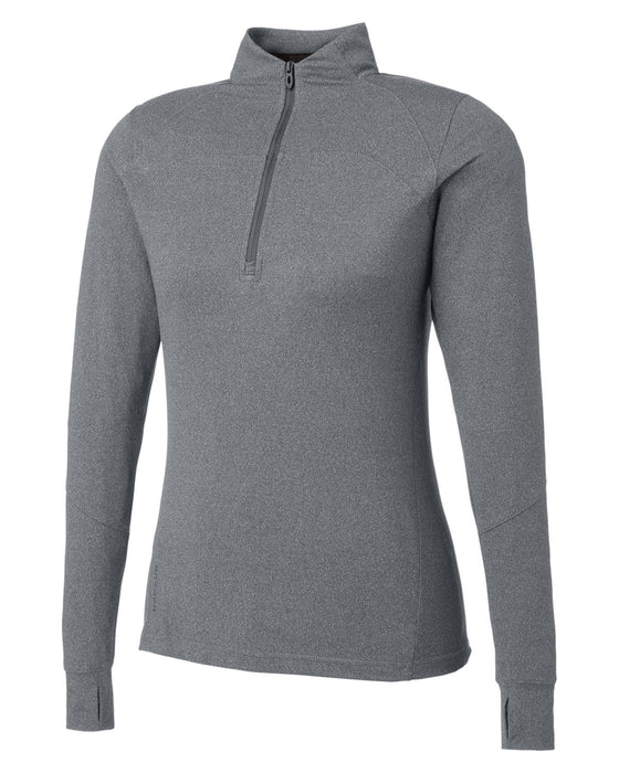 Right and Blank view of the Spyder Ladies' Spyre Quarter-Zip