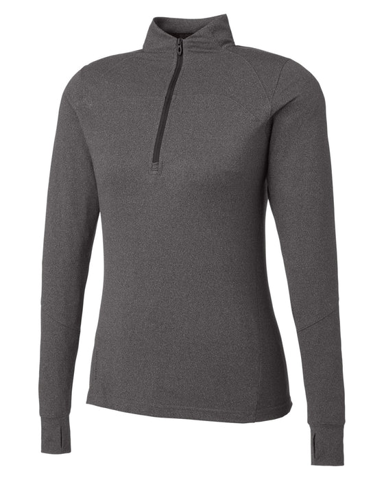 Right and Blank view of the Spyder Ladies' Spyre Quarter-Zip