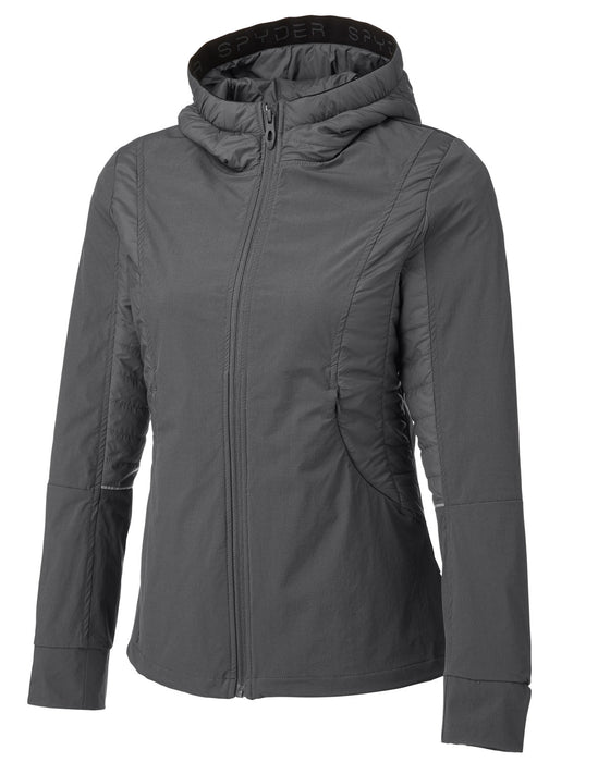 Right and Blank view of the Spyder Ladies' Powergylyde Jacket