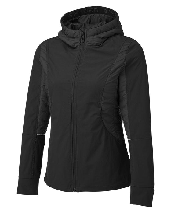 Right and Blank view of the Spyder Ladies' Powergylyde Jacket