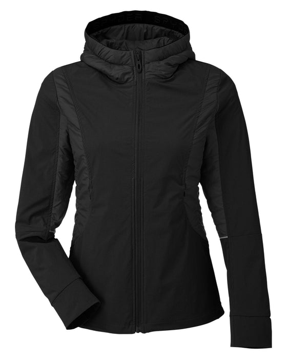 Front and Blank view of the Spyder Ladies' Powergylyde Jacket