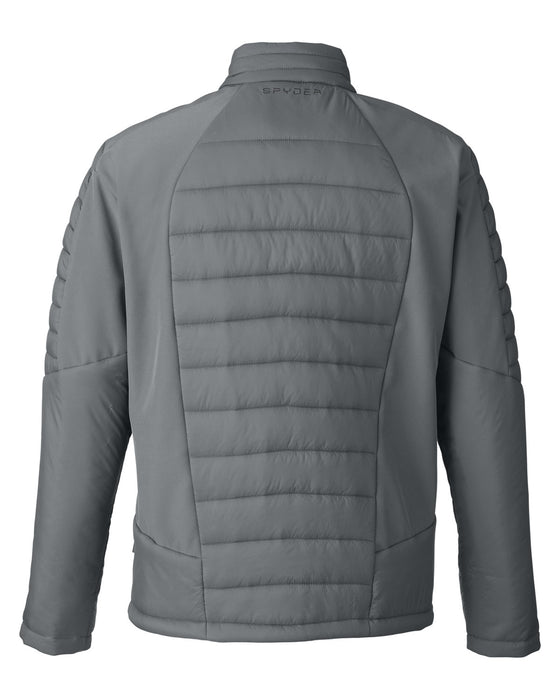 Rear and Blank view of the Spyder Men's Challenger Jacket