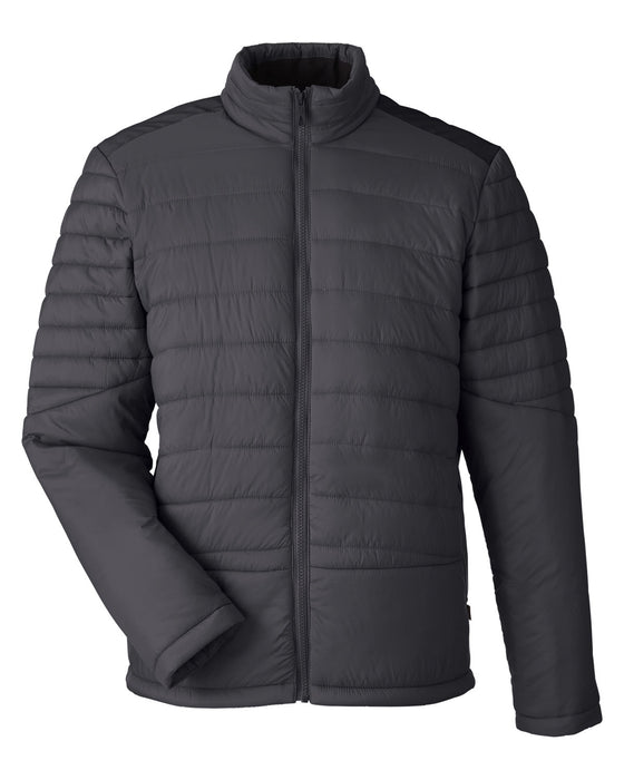 Front and Blank view of the Spyder Men's Challenger Jacket