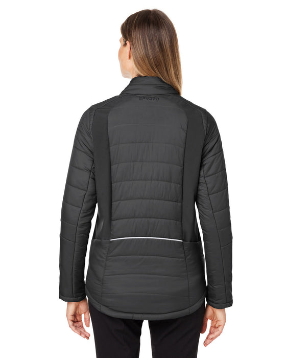 Rear view of the Spyder Ladies' Challenger Jacket