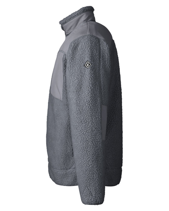 Right and Blank view of the Spyder Unisex Venture Sherpa Jacket