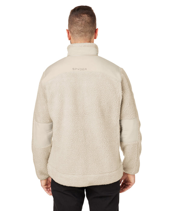 Rear view of the Spyder Unisex Venture Sherpa Jacket