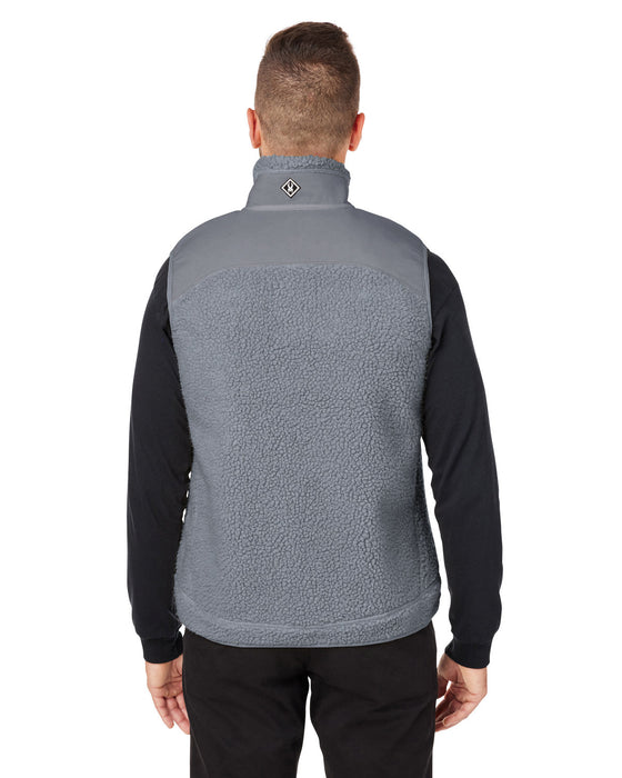 Rear view of the Spyder Unisex Venture Sherpa Vest