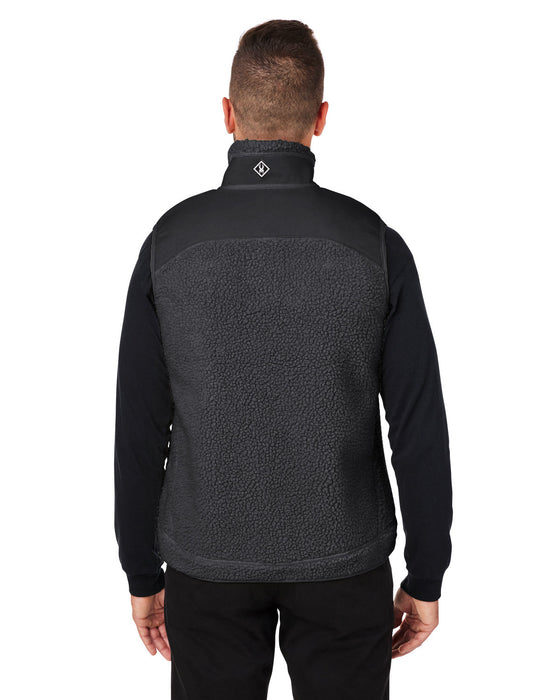 Rear view of the Spyder Unisex Venture Sherpa Vest