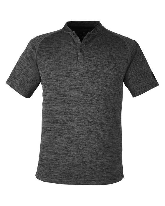 Front and Blank view of the Spyder Men's Mission Blade Collar Polo