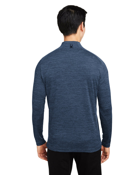 Rear view of the Spyder Men's Mission Half-Zip