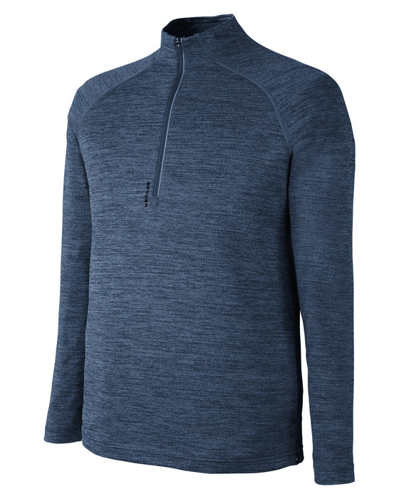 Right and Blank view of the Spyder Men's Mission Half-Zip