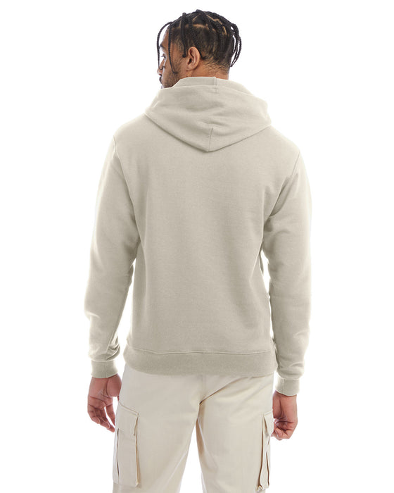 Rear view of the Adult Powerblend® Pullover Hooded Sweatshirt