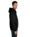 Right view of the Champion Adult Powerblend® Full-Zip Hooded Sweatshirt