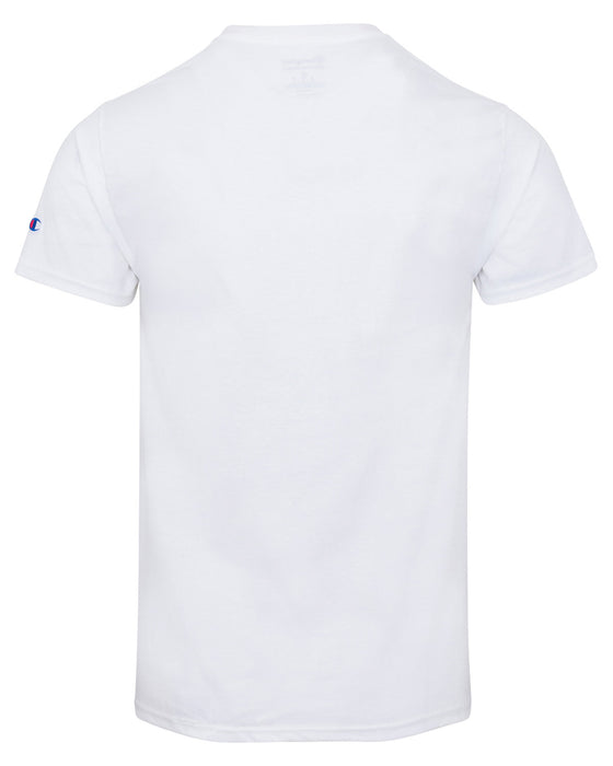 Rear and Blank view of the Champion Adult 6 oz. Short-Sleeve T-Shirt