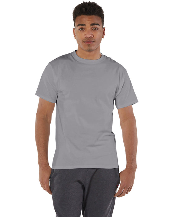 Front and Primary view of the Champion Adult 6 oz. Short-Sleeve T-Shirt