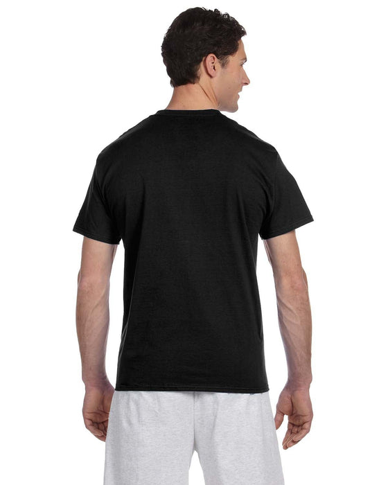 Rear view of the Champion Adult 6 oz. Short-Sleeve T-Shirt