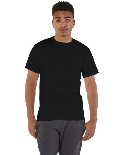 Front and Primary view of the Champion Adult 6 oz. Short-Sleeve T-Shirt