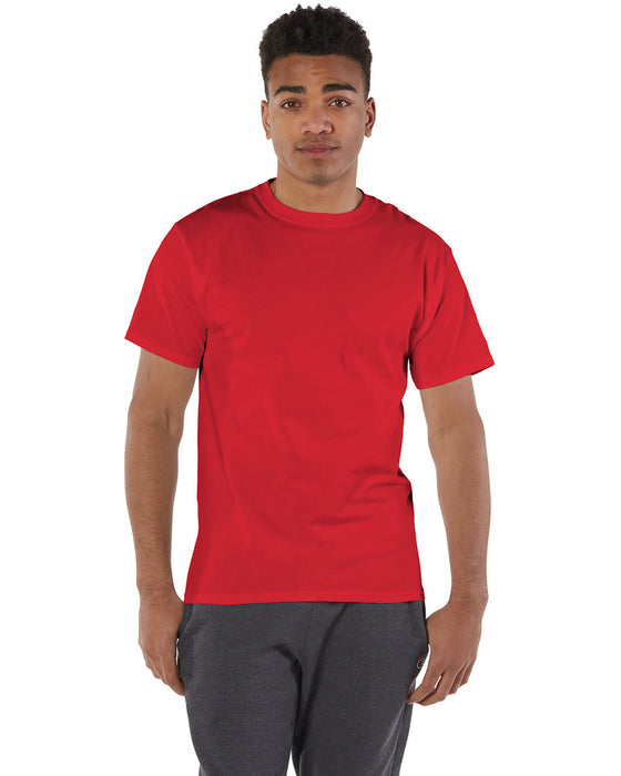 Front and Primary view of the Champion Adult 6 oz. Short-Sleeve T-Shirt