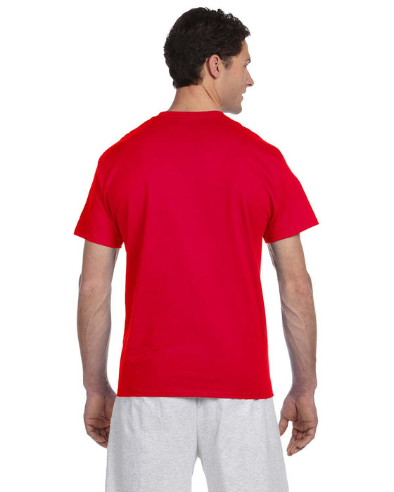 Rear view of the Champion Adult 6 oz. Short-Sleeve T-Shirt