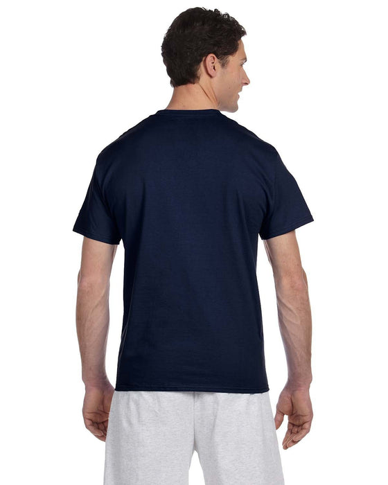 Rear view of the Champion Adult 6 oz. Short-Sleeve T-Shirt