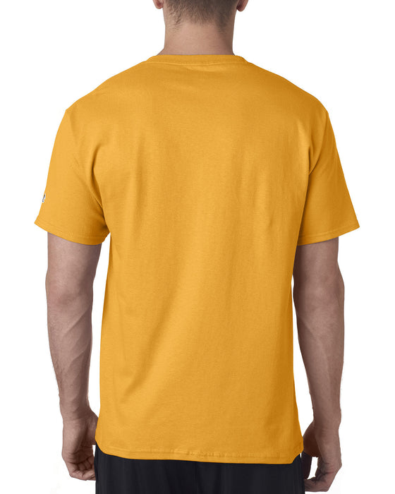 Rear view of the Champion Adult 6 oz. Short-Sleeve T-Shirt